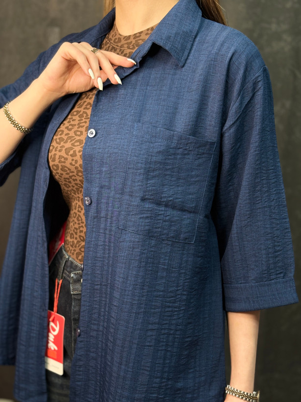 شومیز ژاکارد زنانه آستین پاکتی کد ۱۰۳۱